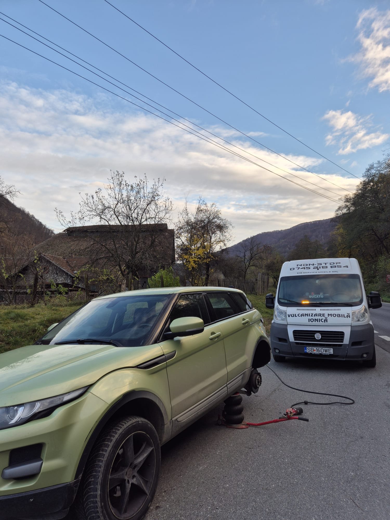 Echipament vulcanizare mobilă