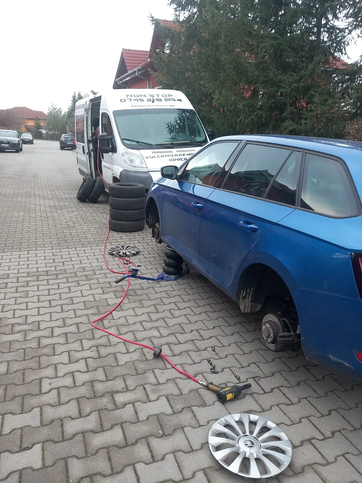 Vulcanizare mobilă non-stop